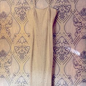 Alyce Designs prom formal sparkling gorgeous side slit dress! HEAD Turner!!